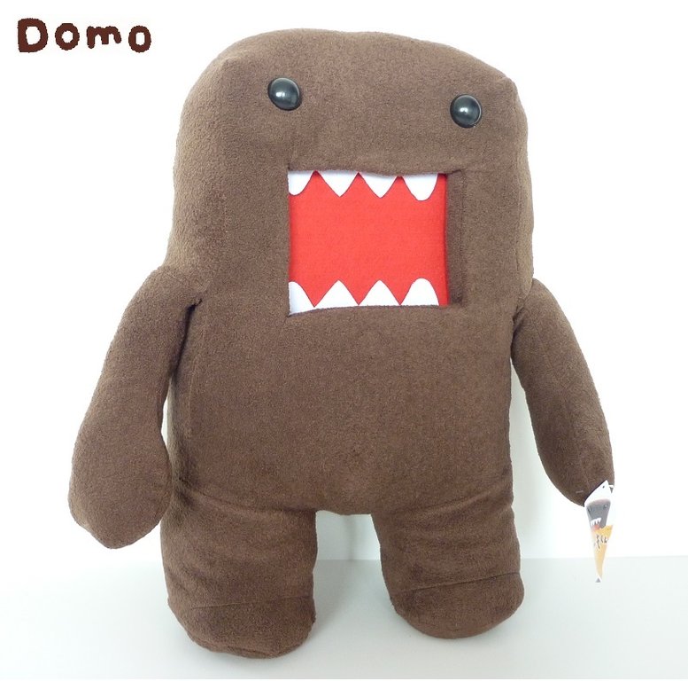 Domo-Kun 50cm Plüschtier Kuscheltier Stofftier Kinder Spielzeug Cartoon 