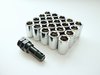 Inbus Stahl Lug Nuts M12 x 1.5/1.25 Radmuttern CHROM 20 Stück