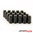 JAPAN RACING Stahl Lug Nuts M12 x 1.5/1.25 Radmuttern SCHWARZ 20 Stück