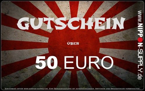 NIPPON-SUPPLY Gutschein über 50-EURO
