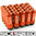 ORANGE SICKSPEED Hybrid Lug Nuts 60mm M12x1.25 Radmuttern 3-teilig short