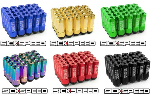 SICKSPEED Hybrid Lug Nuts 60mm M14x1.5 Radmuttern 3-teilig short